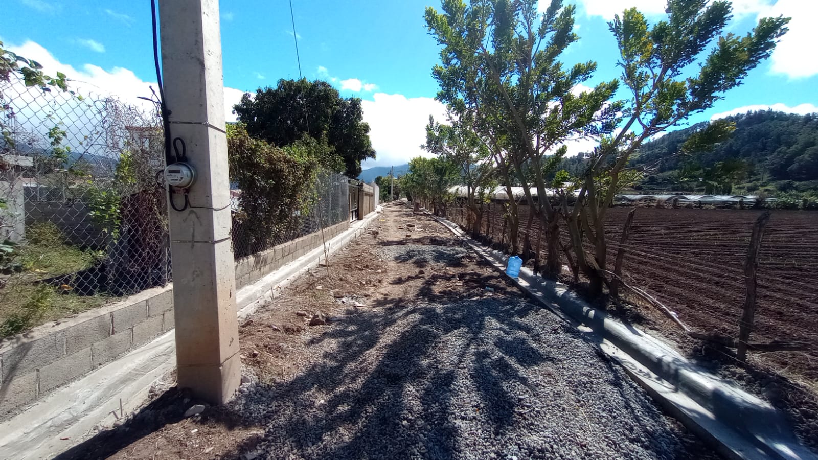 Construcción de Contenes en Las Auyama, Los Villamanes