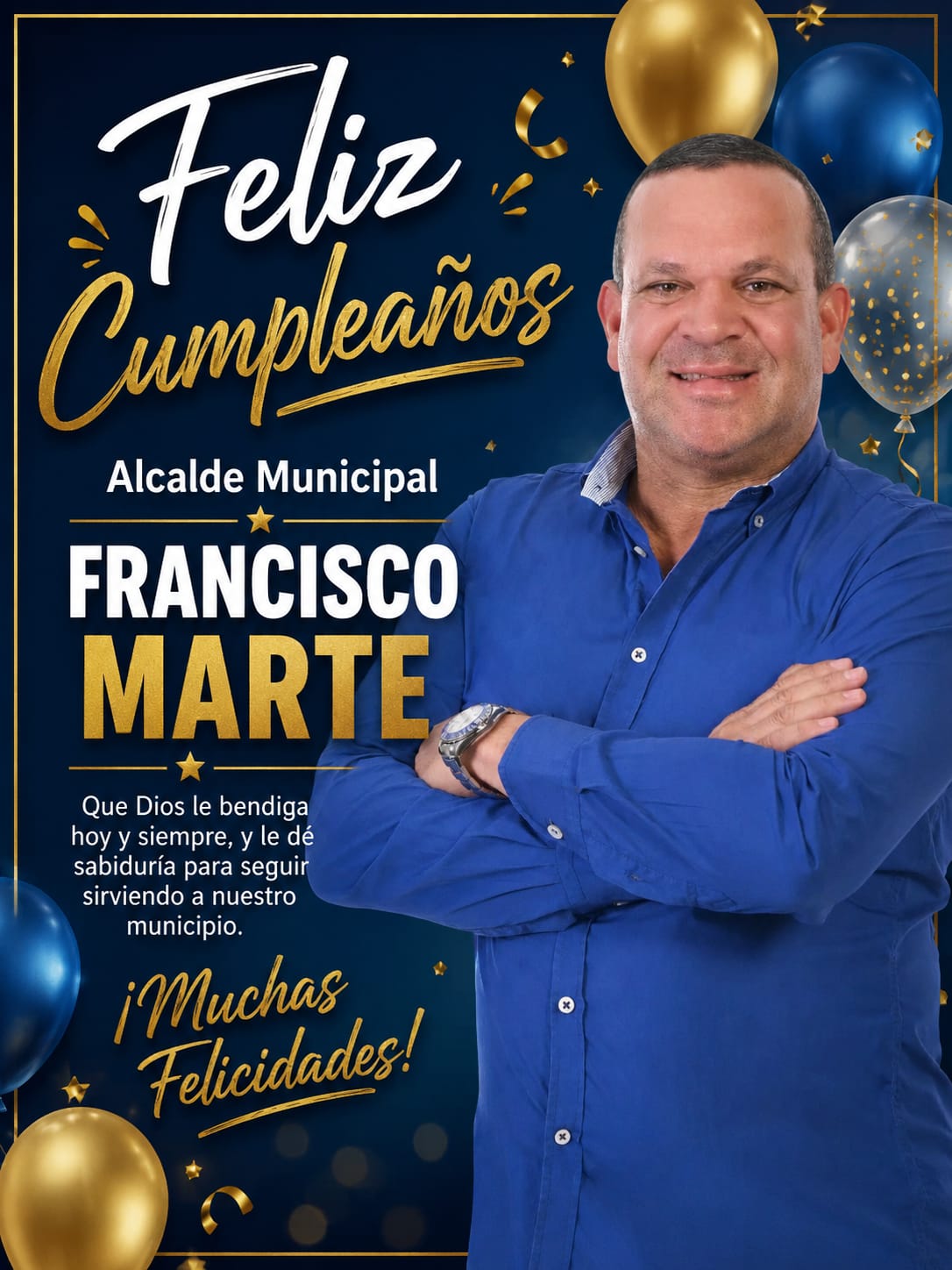 🎉 HOY CELEBRAMOS A NUESTRO ALCALDE 🎉